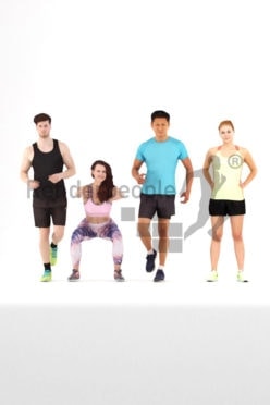 3d people sports, 3d human bundle for sports renderings