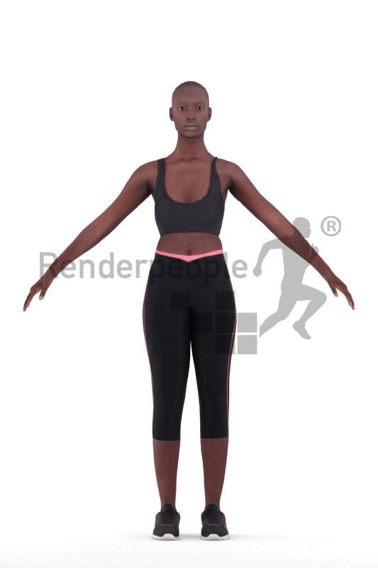 Rigged 3D People model for Maya and Cinema 4D – sports bundle